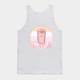 Pink Milk Foodies Tank Top